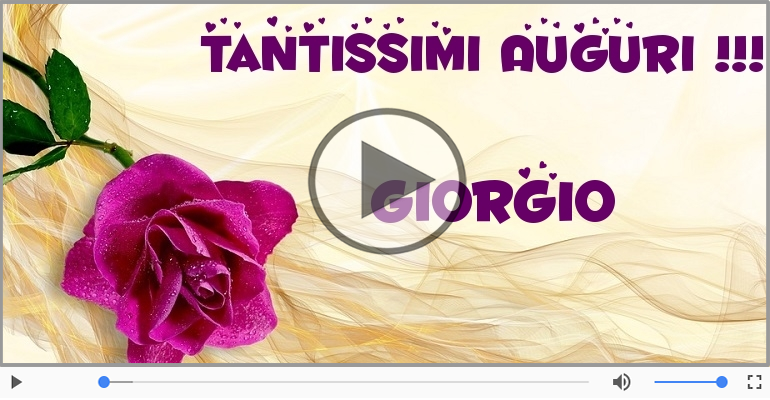 Tanti auguri a te Giorgio!
