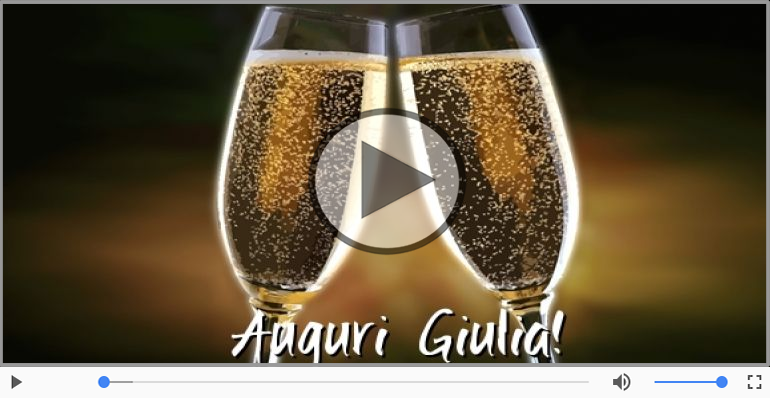 Tanti auguri, Giulia!