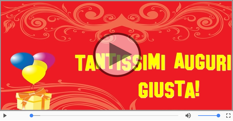 Tanti auguri a te Giusta!