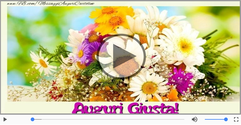 Tanti Auguri di Buon Compleanno Giusta!