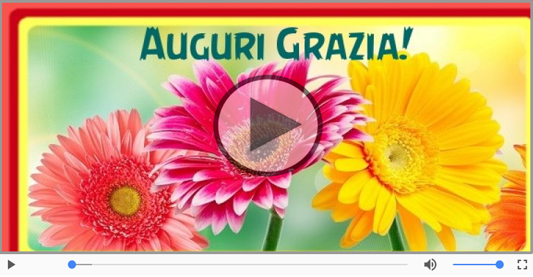 Tanti auguri a te Grazia!