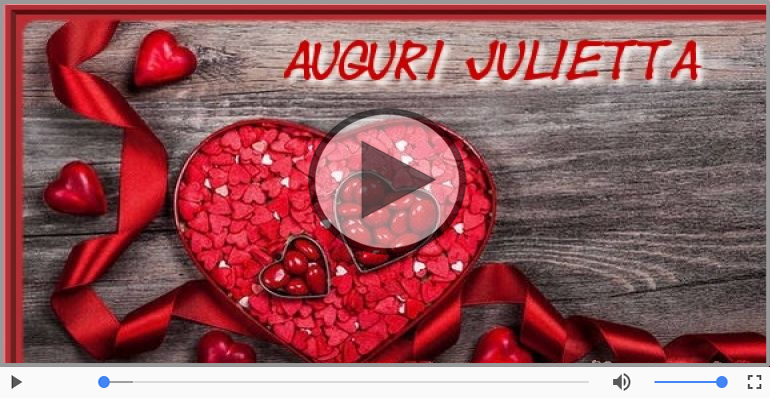 Tanti auguri a te Julietta!
