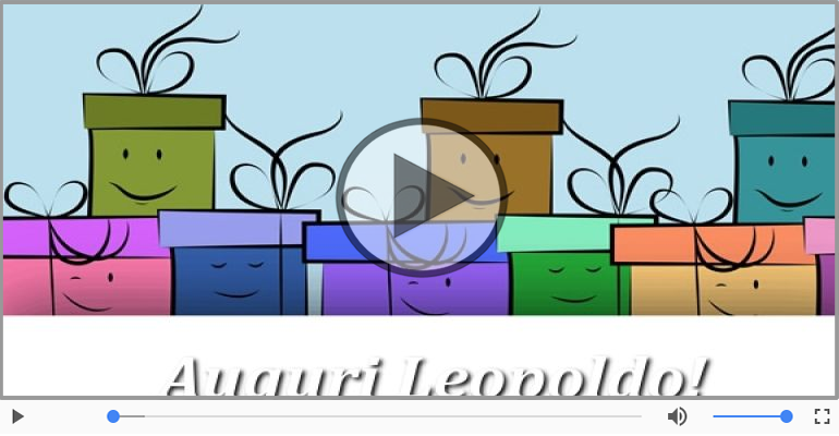 Tanti auguri a te Leopoldo!