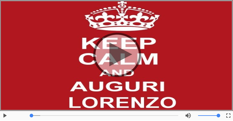 Tanti auguri Lorenzo!