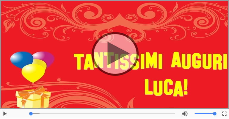 Tanti auguri, Luca!