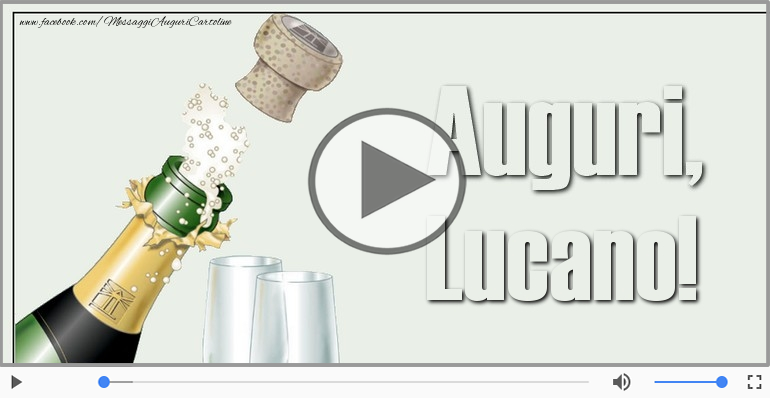 Tanti auguri Lucano!