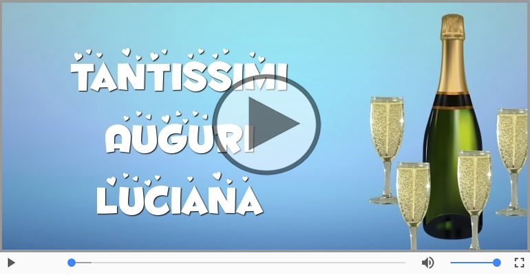 Tanti auguri a te Luciana!