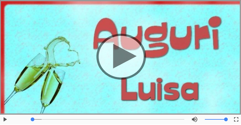 Tanti auguri, Luisa!