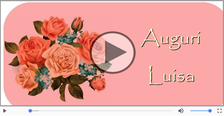 Tanti auguri a te Luisa!