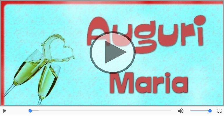 Tanti auguri Maria!