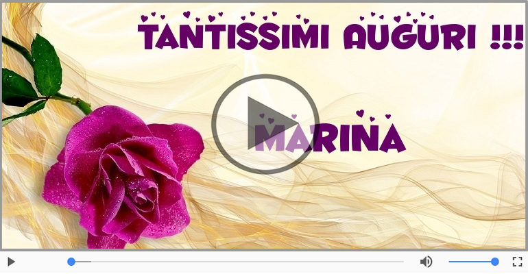 Tanti Auguri di Buon Compleanno Marina!