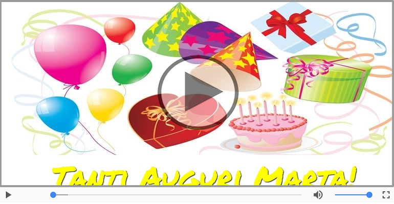 Tanti Auguri di Buon Compleanno Marta!