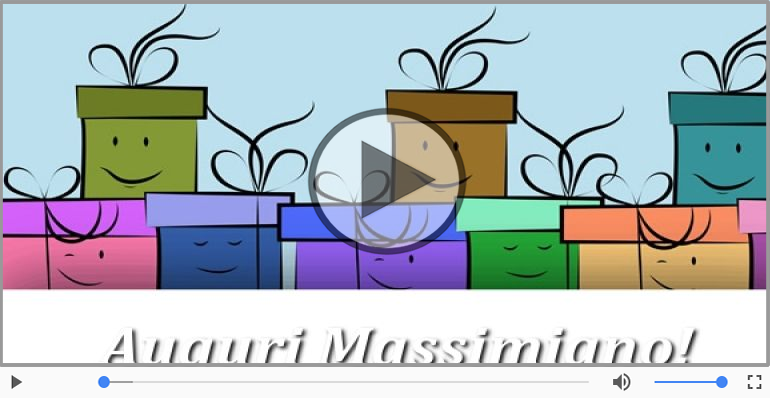 Tanti auguri, Massimiano!
