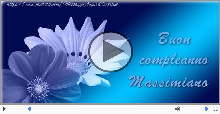 Tanti Auguri di Buon Compleanno Massimiano!