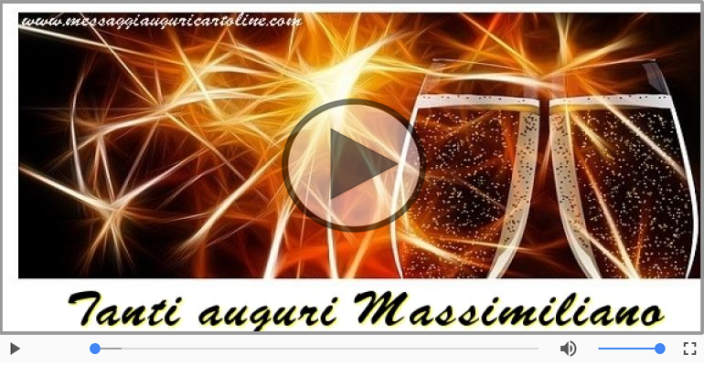 Tanti auguri a te Massimiliano!
