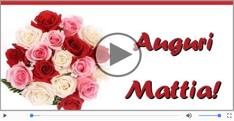 Tanti auguri, Mattia!