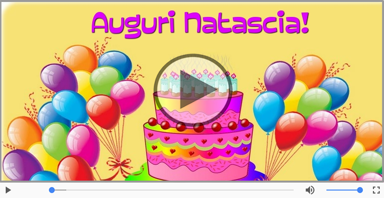 Tanti auguri Natascia!