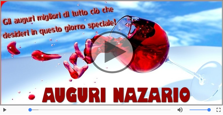 Tanti auguri a te Nazario!
