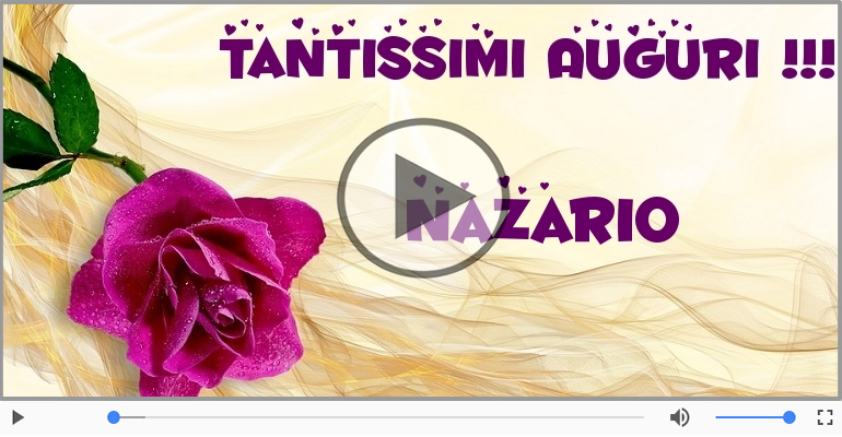 Tanti auguri, Nazario!