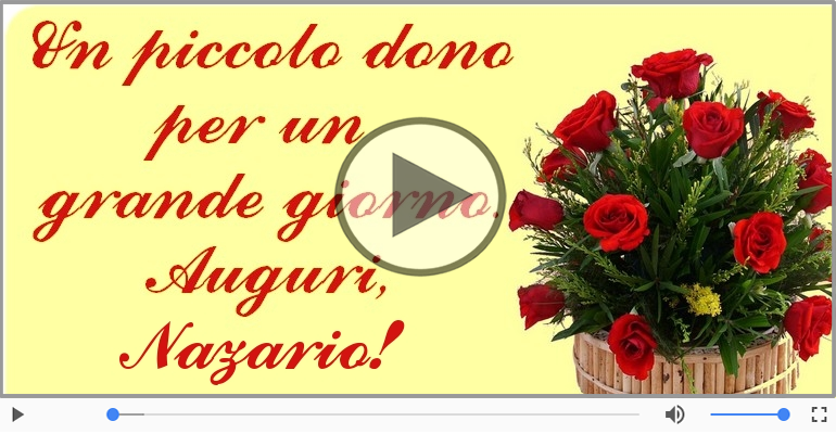 Tanti Auguri di Buon Compleanno Nazario!