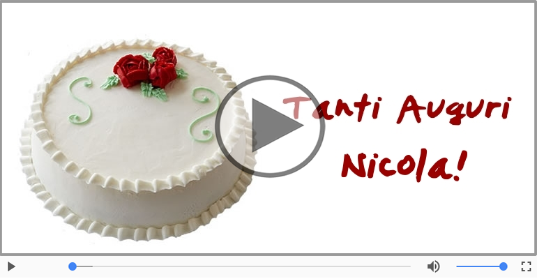 Tanti auguri a te Nicola!