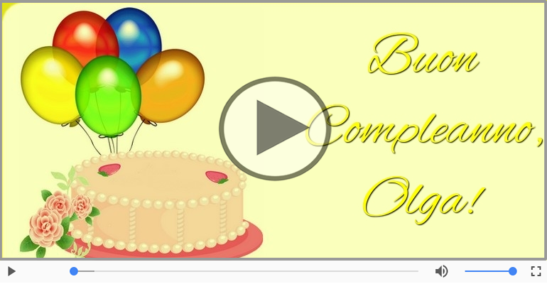 Tanti auguri Olga!