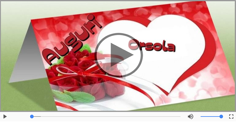 Tanti Auguri di Buon Compleanno Orsola!