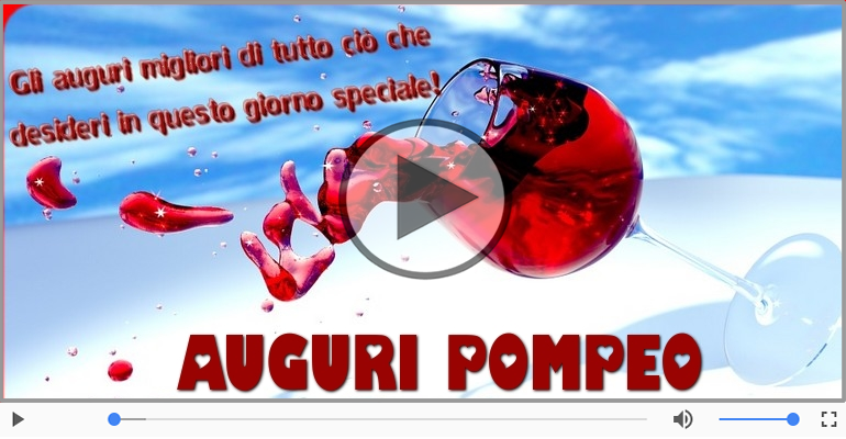 Tanti auguri, Pompeo!