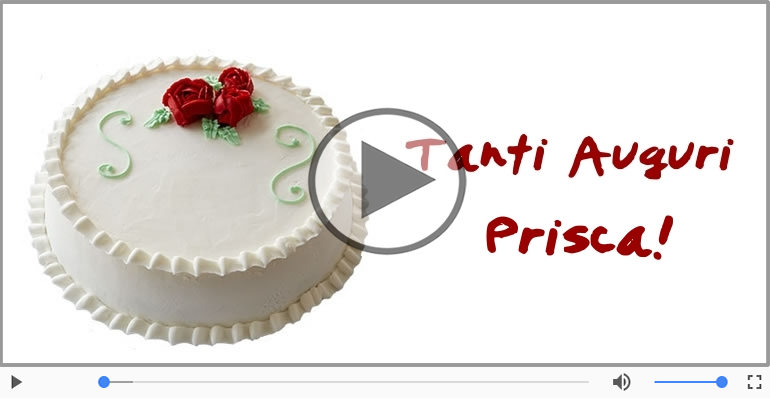 Tanti auguri, Prisca!