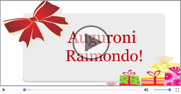 Tanti auguri a te Raimondo!