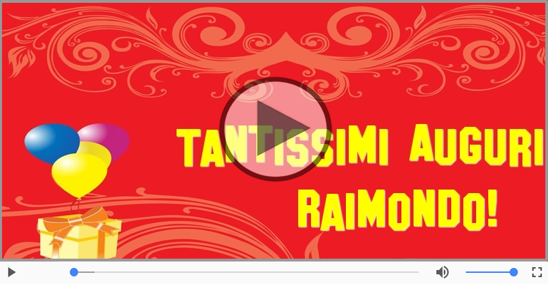 Tanti auguri, Raimondo!