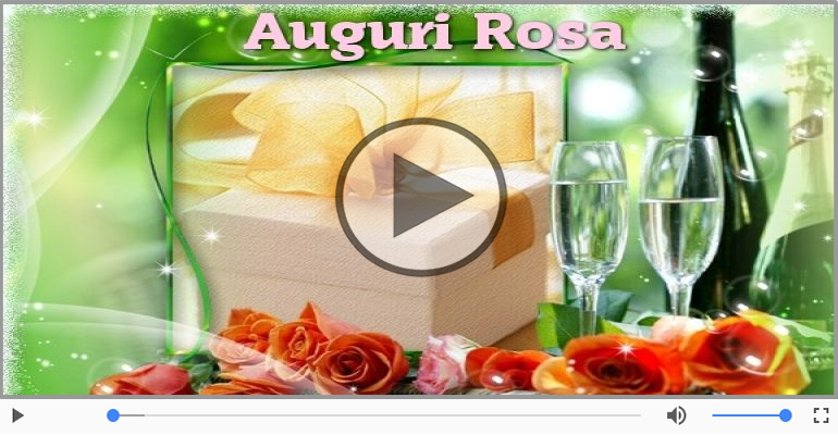 Tanti auguri a te Rosa!