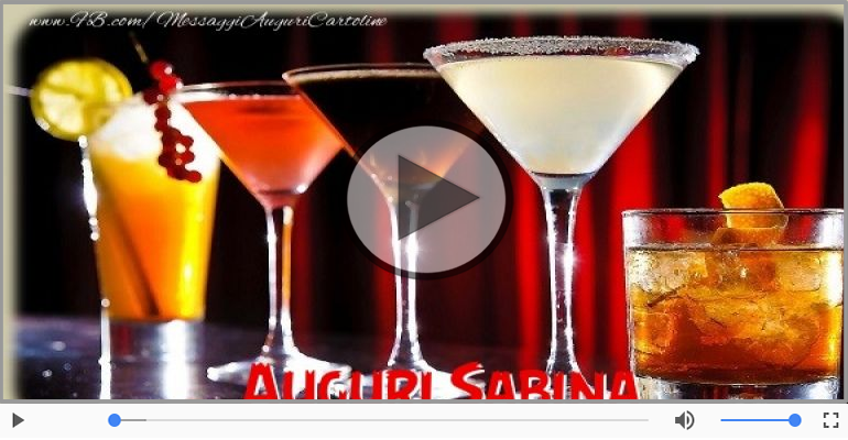 Tanti auguri Sabina!