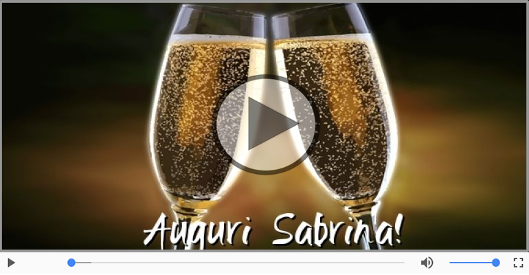 Tanti auguri Sabrina!
