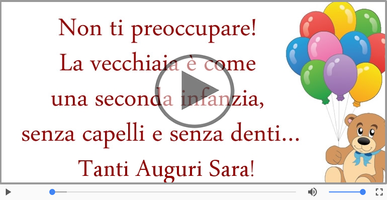 Tanti auguri Sara!