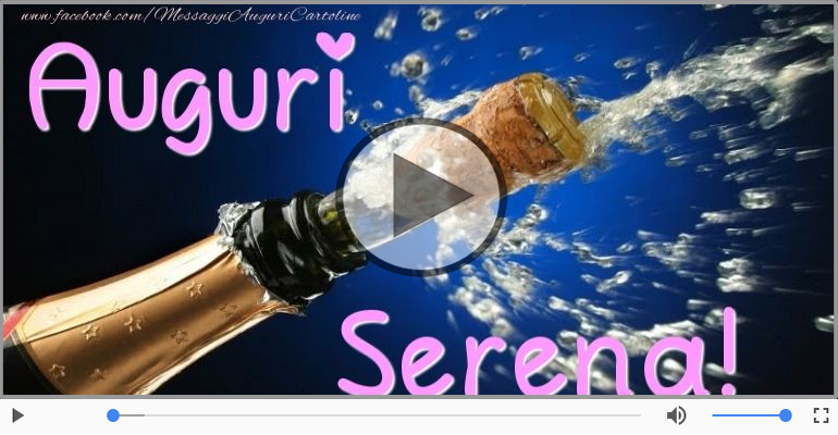 Tanti auguri a te Serena!