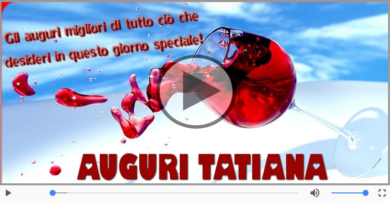 Tanti auguri, Tatiana!