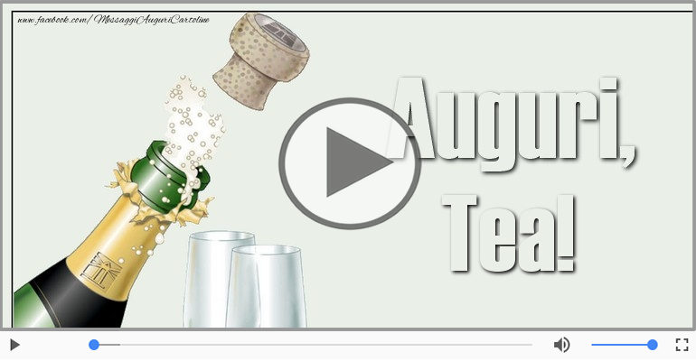 Tanti auguri a te Tea!