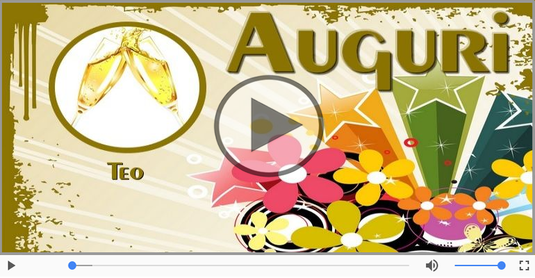 Tanti auguri Teo!