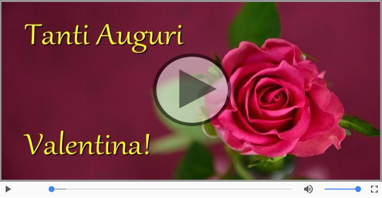Tanti auguri, Valentina!