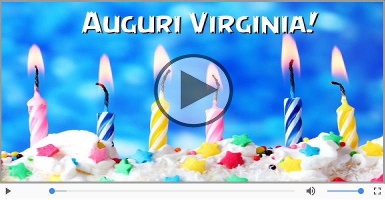 Tanti auguri a te Virginia!