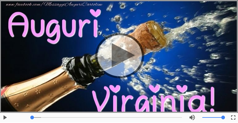 Tanti auguri, Virginia!