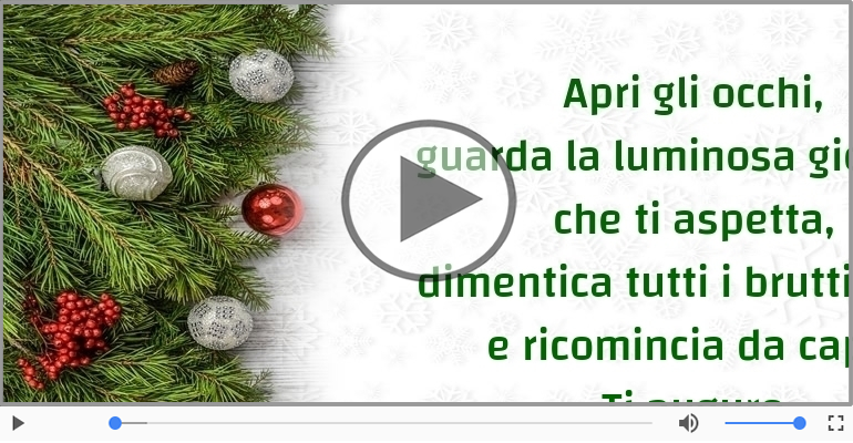 Ti auguro un meraviglioso Capodanno!