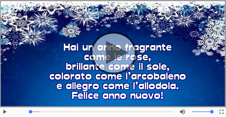 Felice anno nuovo!