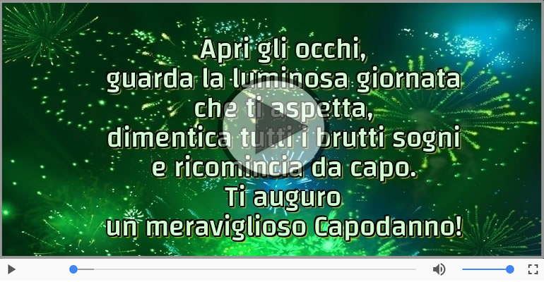 Ti auguro un meraviglioso Capodanno!