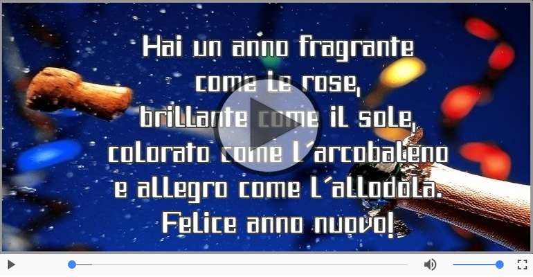 Felice anno nuovo!