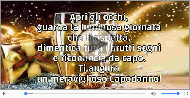 Ti auguro un meraviglioso Capodanno!