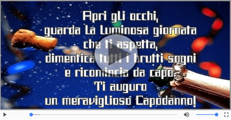 Ti auguro un meraviglioso Capodanno!