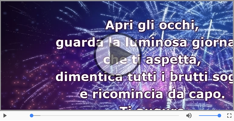 Ti auguro un meraviglioso Capodanno!