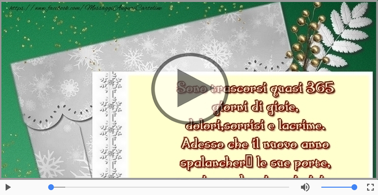 Buon anno a tutti!